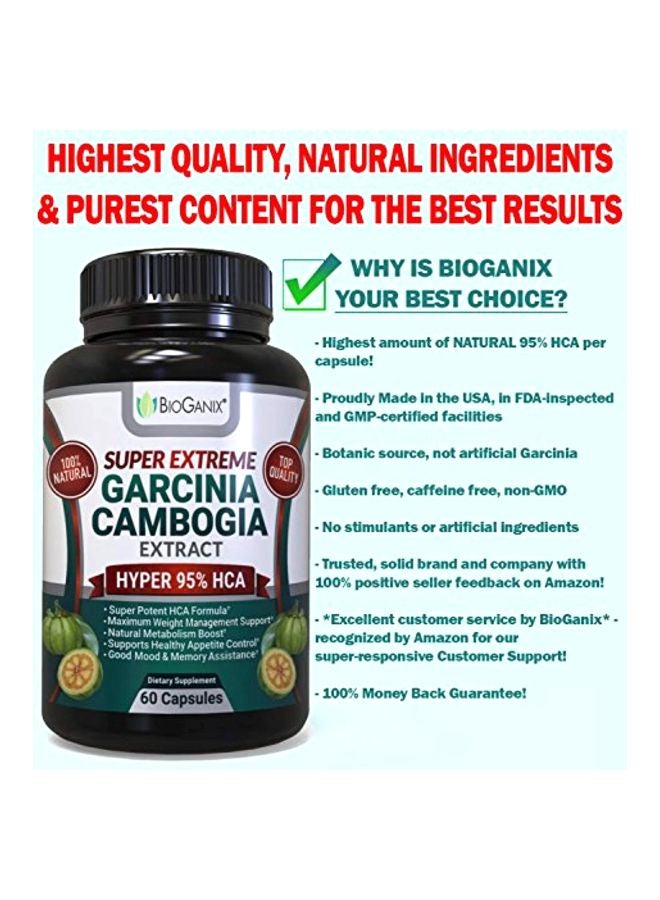 BioGanix - Garcinia Combogia Extract - 60 Capsules - Image 1