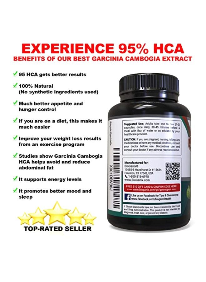 BioGanix - Garcinia Combogia Extract - 60 Capsules - Image 1