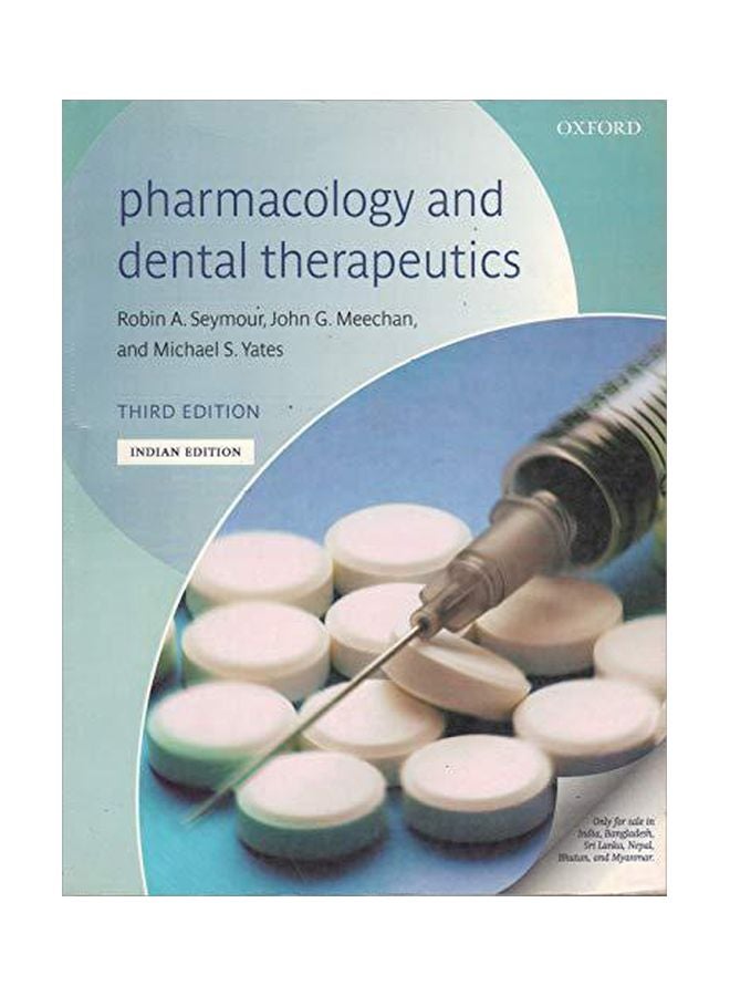 Pharmacology And Dental Therapeutics Paperback English by Robin A. Seymour