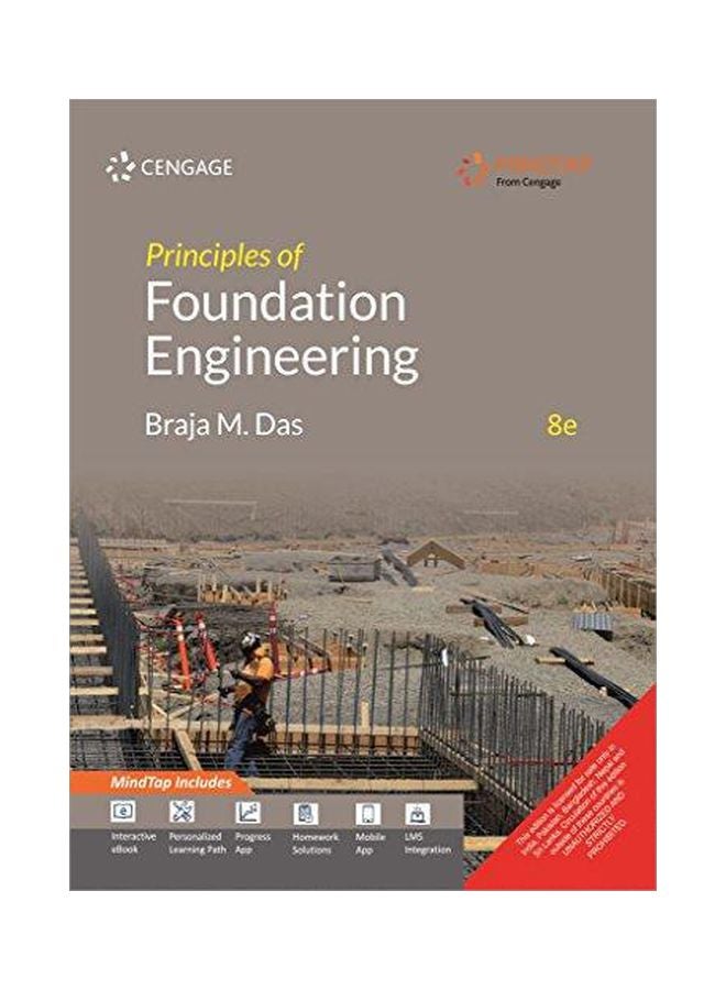 Principles Of Foundation Engineering Paperback English by Braja M Das - 01 December 2016 