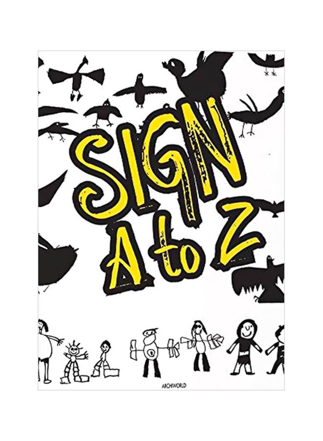 Sign A To Z Hardcover English by Azur 
