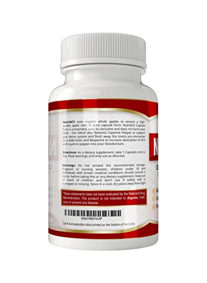 EzyAbsorb Nutri ACV Organic Apple Cider Vinegar Dietary Supplement  - 60 Capsules - Image 5