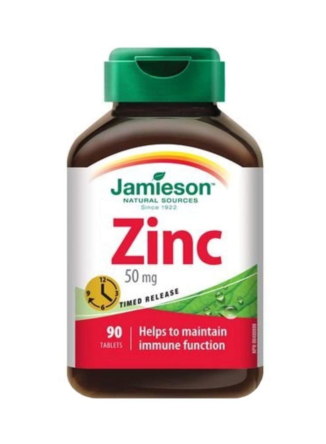 Jamieson Zinc 50mg - 90 Tablets 