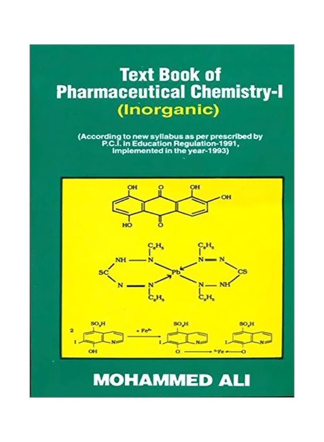 Textbook Of Pharmaceutical Chemistry - I (Inorganic) Paperback English by Mohammed Ali - 43130 