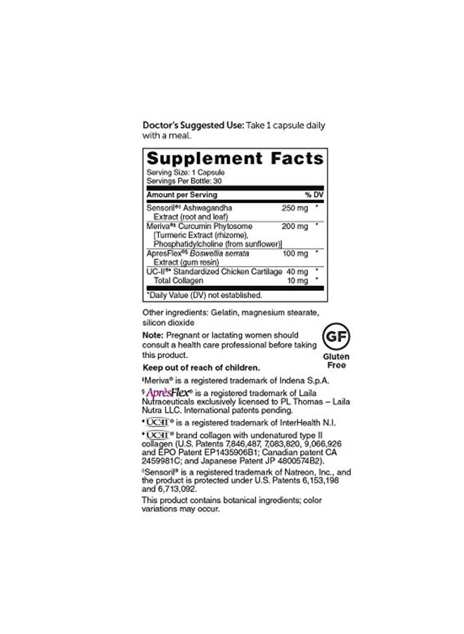 Dr. Whitaker TriComfort Gold Dietary Supplement - 30 Capsules - Image 2