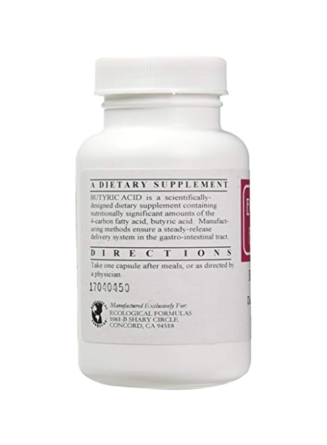 Ecological Formulas Butyric Acid Dietary Supplement - 90 Capsules - Image 2