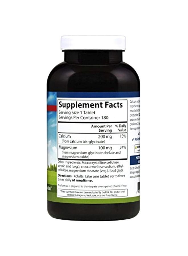 كارلسون مكمل غذائي من الكالسيوم والماغنسيوم لدعم العظام - 180 قرصاً - Image 3