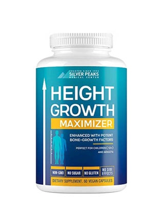 Height Growth Maximizer With Calcium For Bone Strength, Hormone Free - 60 Capsules - v1574759268/N32264675A_1