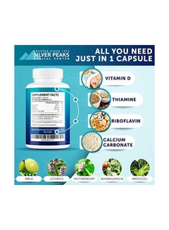 SILVER PEAKS Height Growth Maximizer With Calcium For Bone Strength, Hormone Free - 60 Capsules  - Image 3
