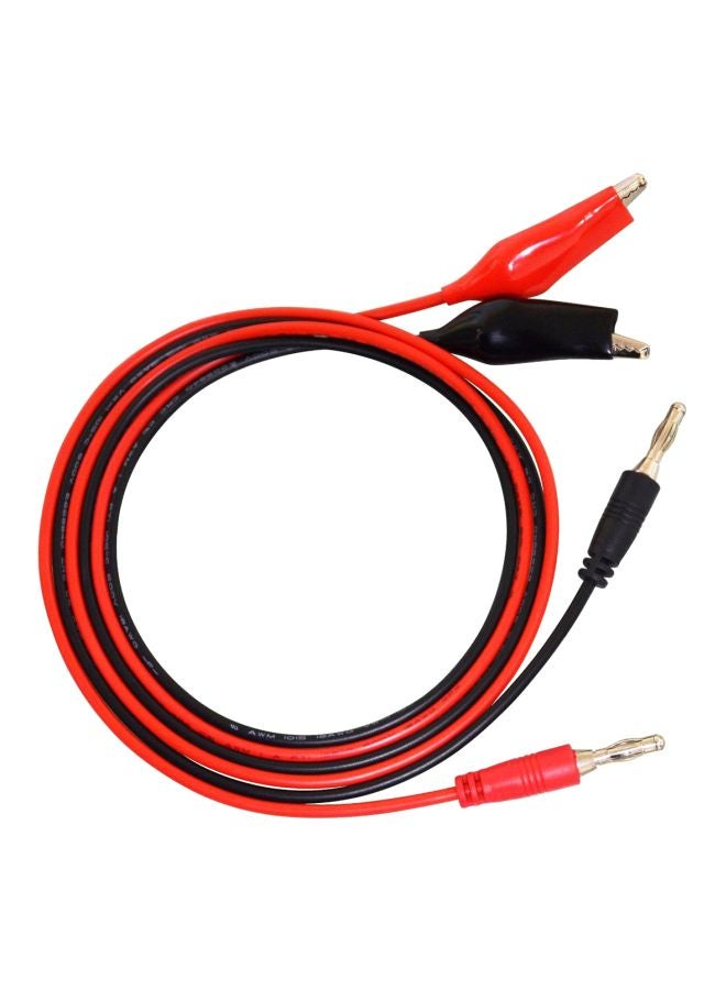 Alligator Clip Banana Plug Test Red - Image 1