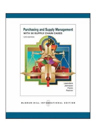 Purchasing And Supply Management With 50 Supply Chain ​​Cases paperback english - v1574765183/N32266408A_1