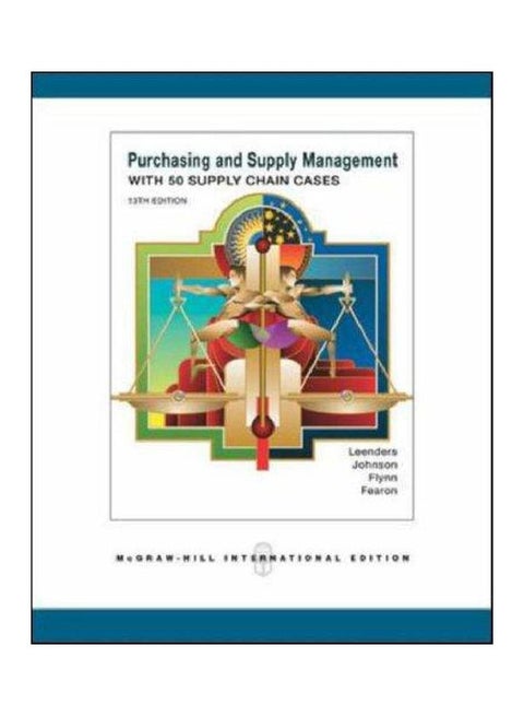 Purchasing And Supply Management With 50 Supply Chain ​​Cases paperback english