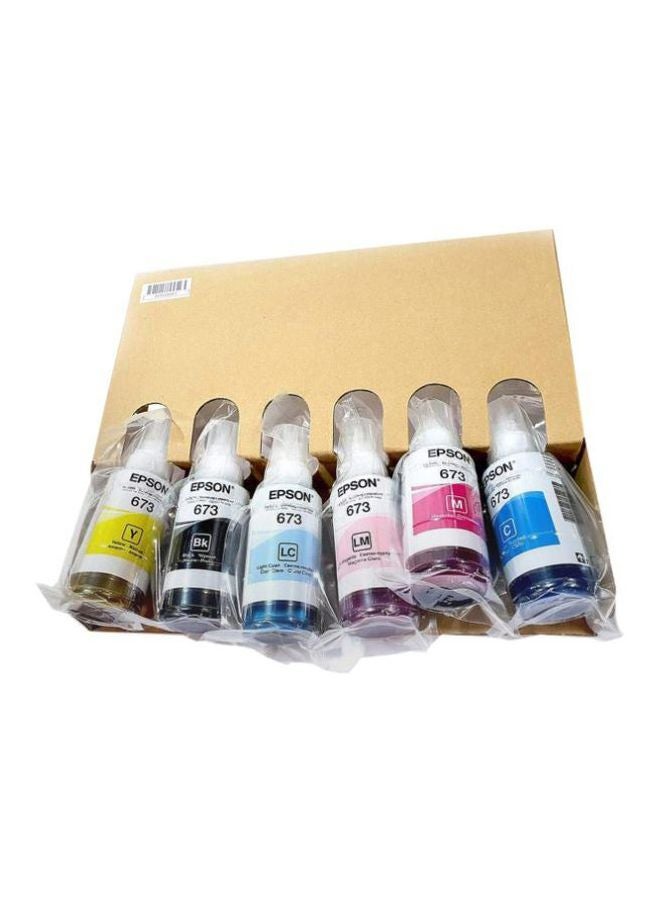 EPSON 6-Piece Ink Cartridge Toner Set Multicolour