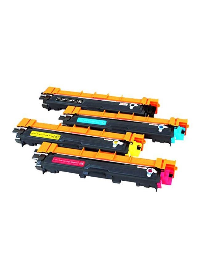 Elivebuyind Pack Of 4 Laser Toner Cartridge For Brother LaserJet Tn241/tn261/tn221/tn251/tn281 Printer Series Multicolour 