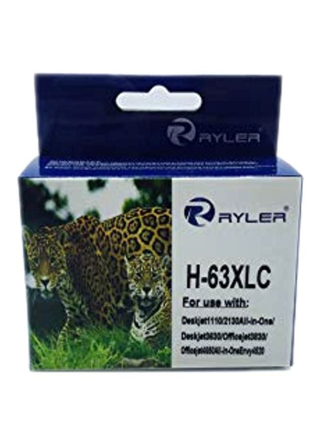 خرطوشة حبر لطابعات إتش بي H-63 XL متعدد الألوان