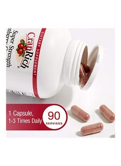natural Factors CranRich Super Strength Cranberry Concentrate Dietary Supplement - 90 Caplets  - Image 5