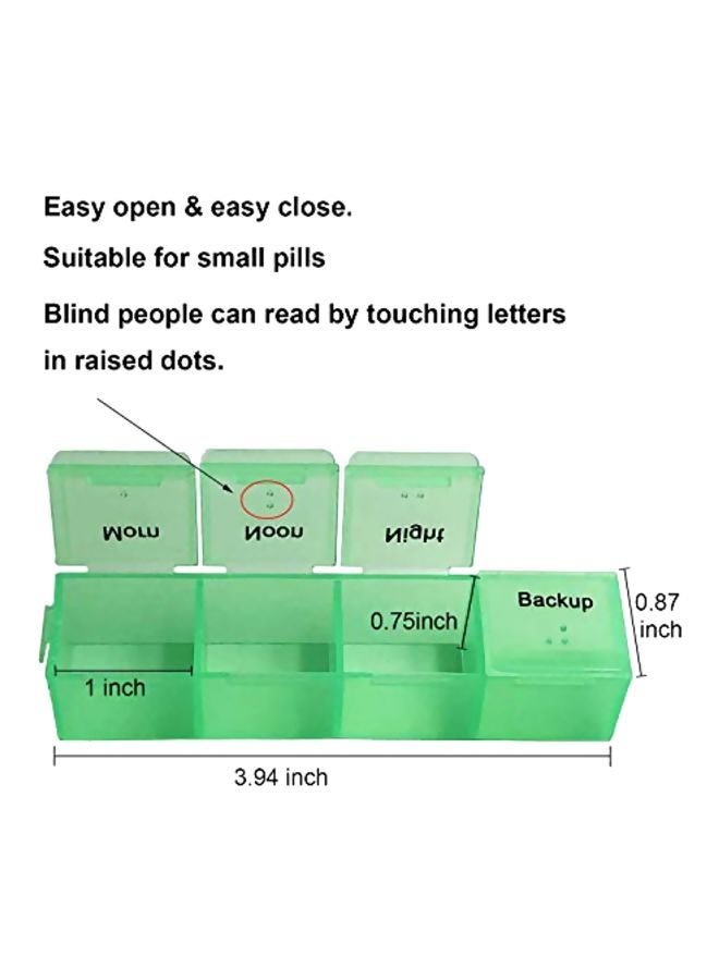 LazyMe 28-Compartment Weekly Pill Box  - Image 3