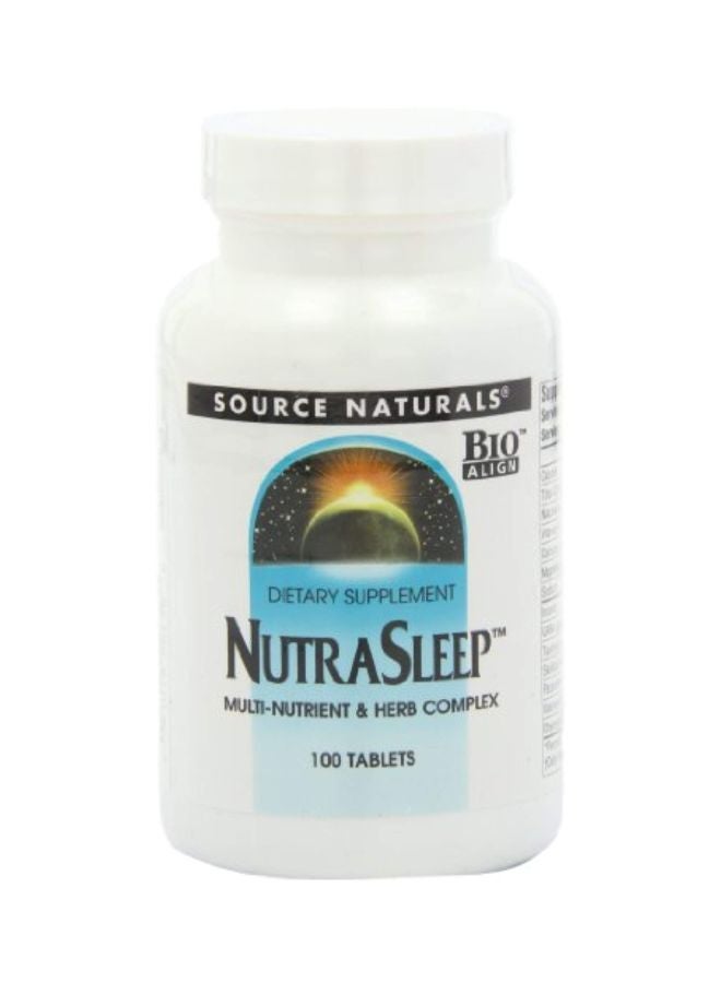 Source Naturals NutraSleep Multi-Nutrient And Herb Complex Dietary Supplement - 100 Tablets - Image 4