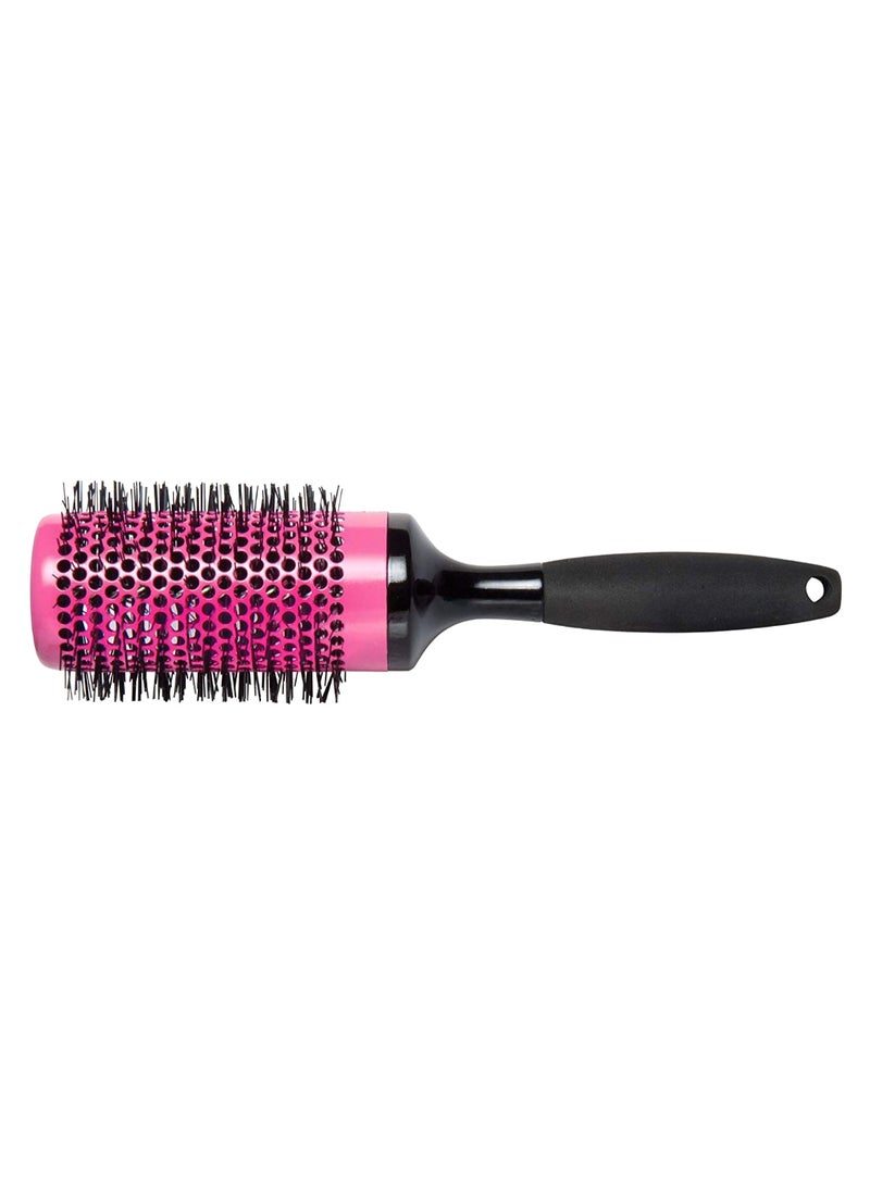 Diane Round Foam Handle Brush Black/Pink 2.5inch