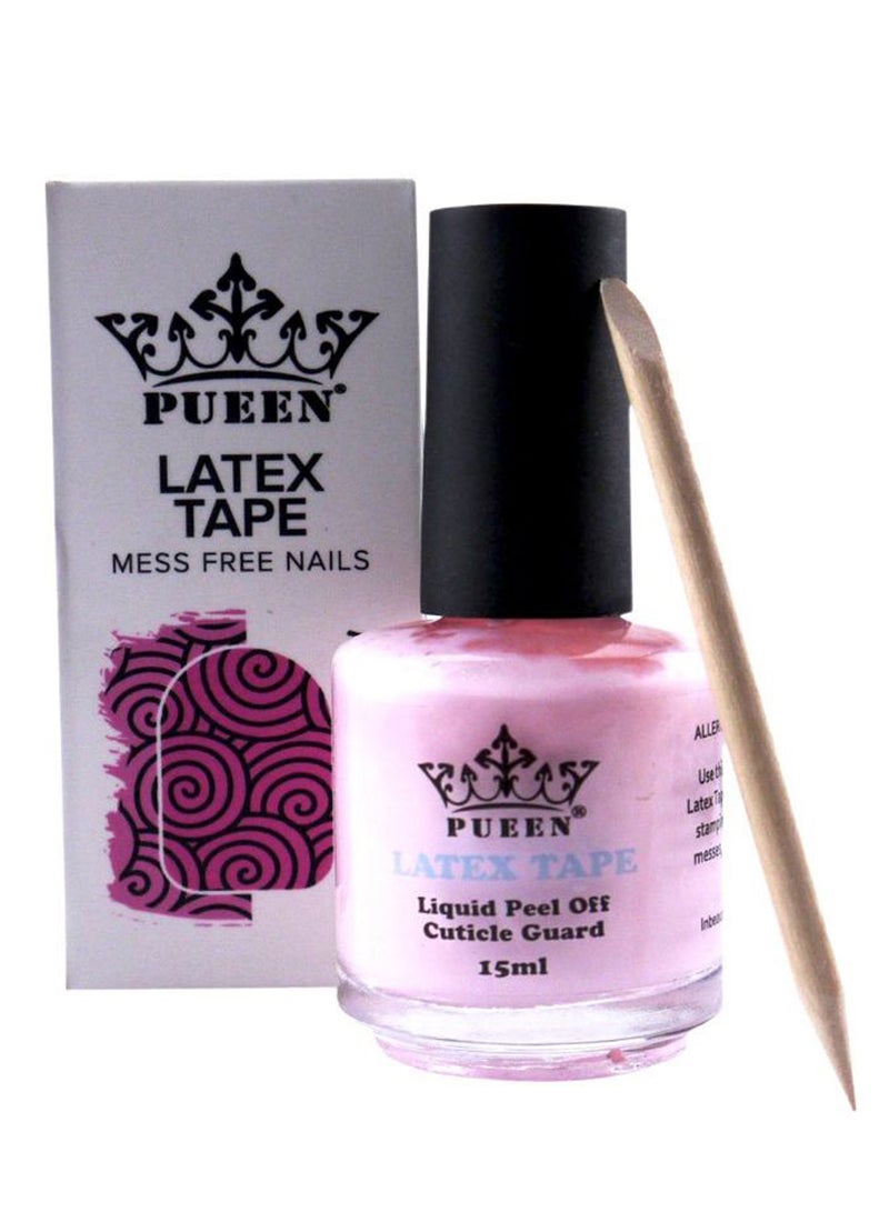 PUEEN Skin Barrier Protector Nail Art Liquid Tape Pink - Image 1