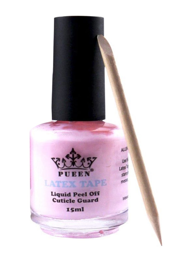 PUEEN Skin Barrier Protector Nail Art Liquid Tape Pink - Image 2