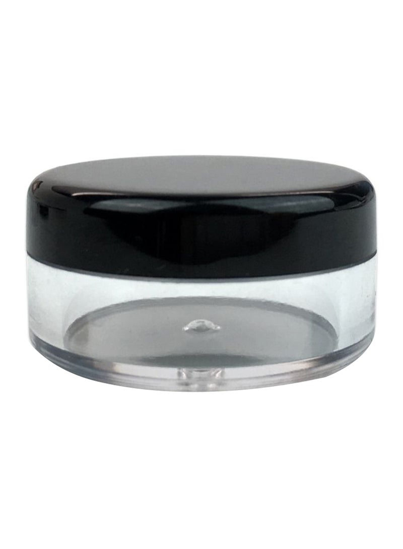 Beauticom 50-Piece Cosmetic Container Set Clear/Black - Image 1