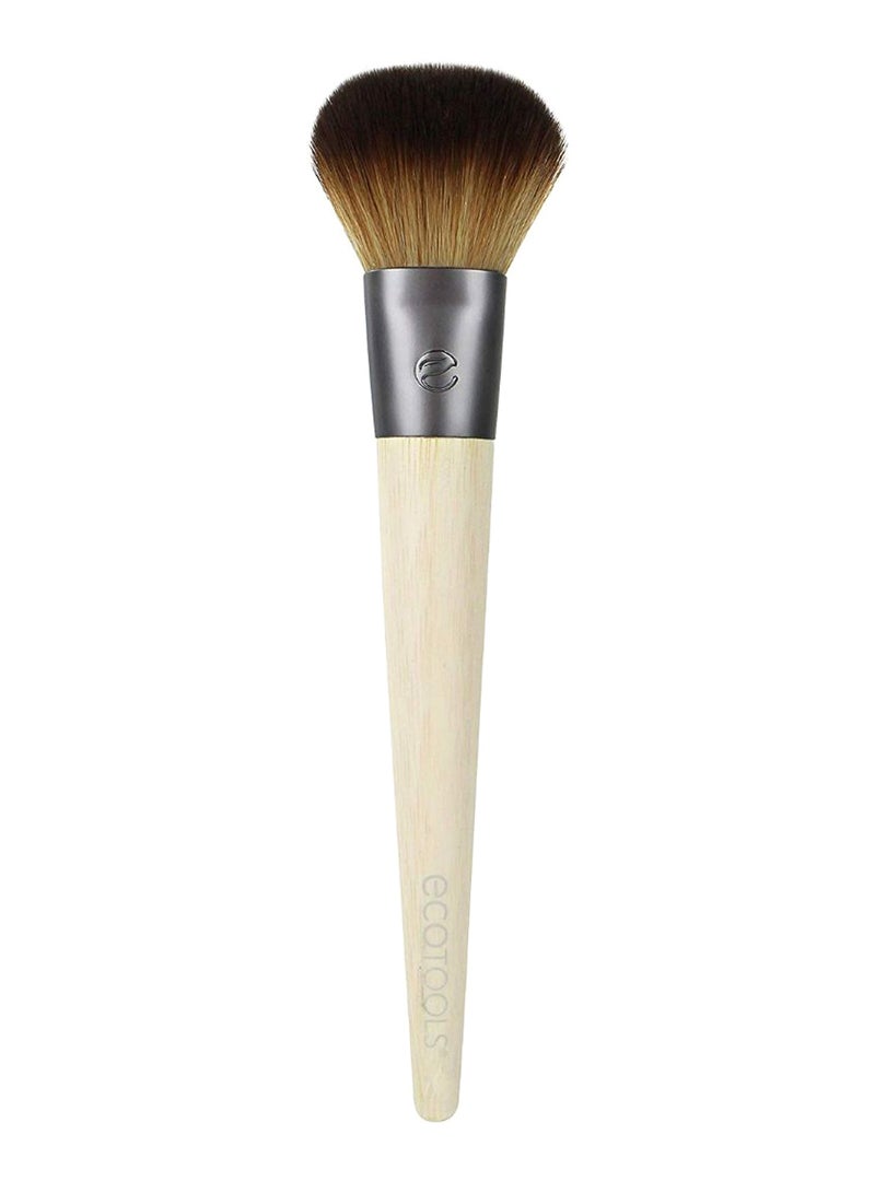 إيكوتولز فرشاة وجه لتطبيق أحمر الخدود بدقة بني/ رمادي/ بيج - Image 1