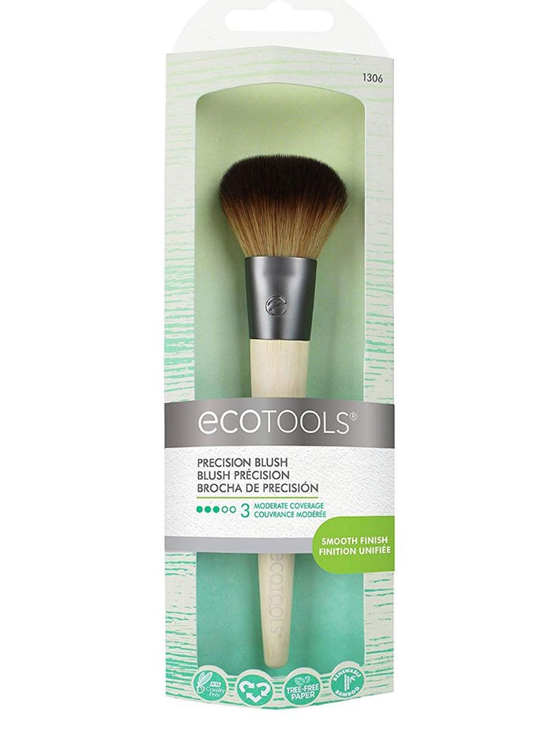 إيكوتولز فرشاة وجه لتطبيق أحمر الخدود بدقة بني/ رمادي/ بيج - Image 3