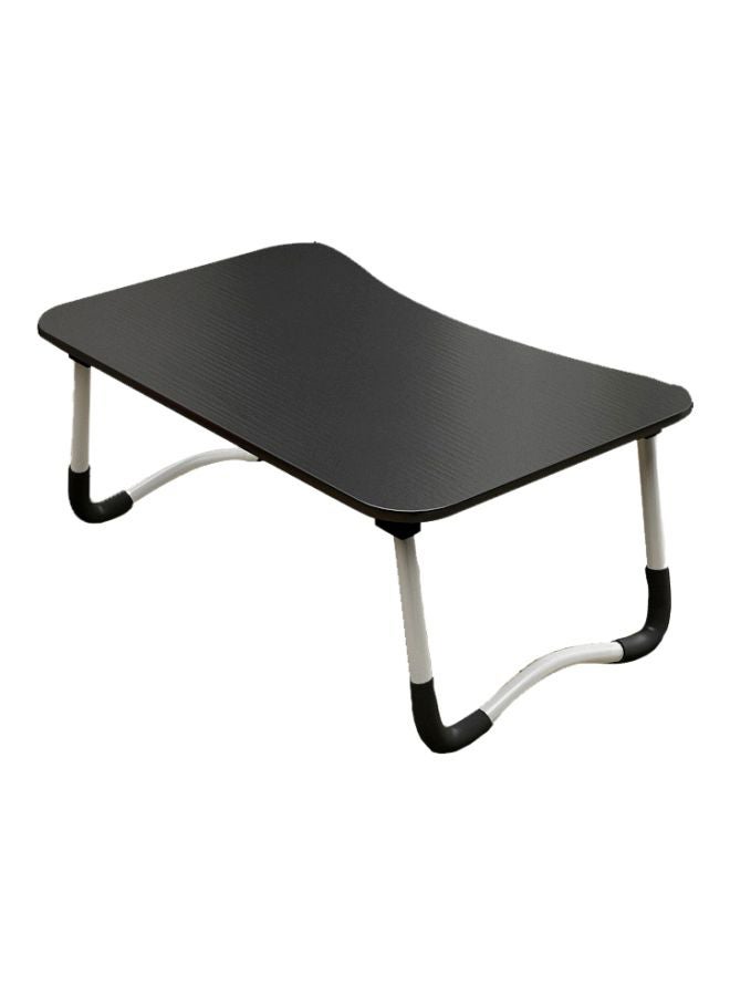 W-leg Type Foldable Lap Desk With Non-slip Mat And Card Slot Black/White - Image 1