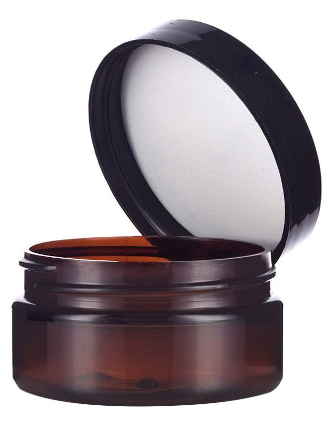 JUVITUS 12-Piece Refillable Profile Jar With Spatula Set Dark Brown  - Image 2
