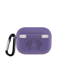 Silicone Charging Case For Apple AirPods Pro Purple/Black