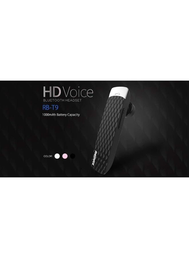 ريماكس سماعات RB-T9 على الأذن تعمل بتقنية البلوتوث لصوت عالي الوضوح أسود  - Image 2
