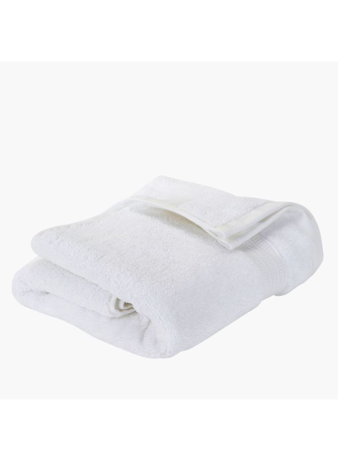 هوم بوكس منشفة يد قطنية من إير ريتش أبيض 90 x 50سم - Image 2