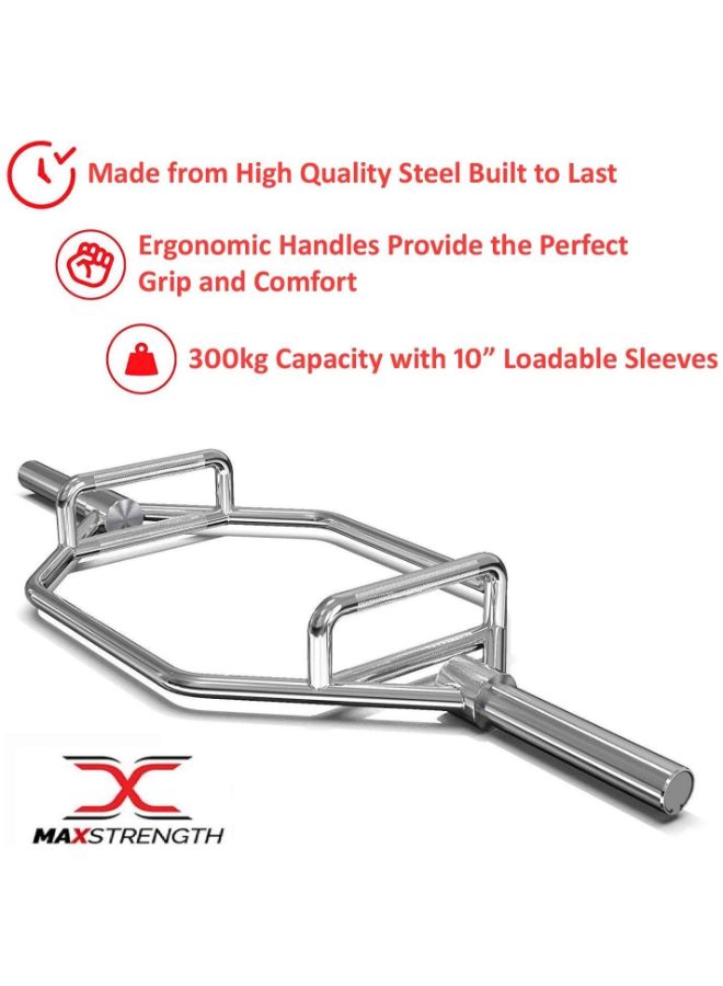 Max Strength Olympic Trap Shrug Bar Weight - Image 3