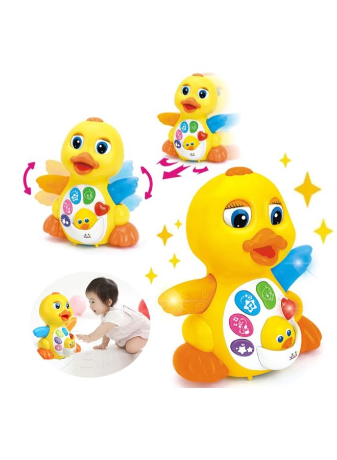 هولا دمية بطة راقصة للأطفال - بلون أصفر - Image 2