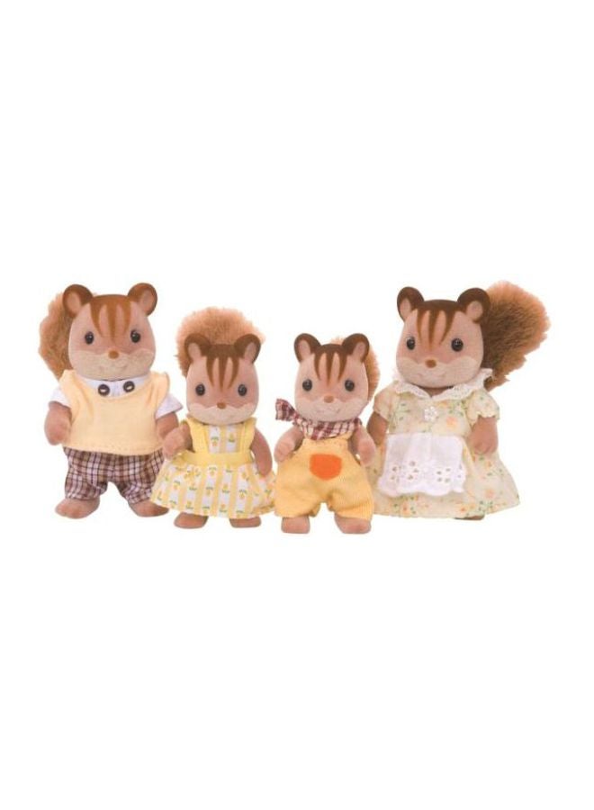 Sylvanian Families - 4-Piece Walnut Squirrel Family Set SF4172 - Image 1