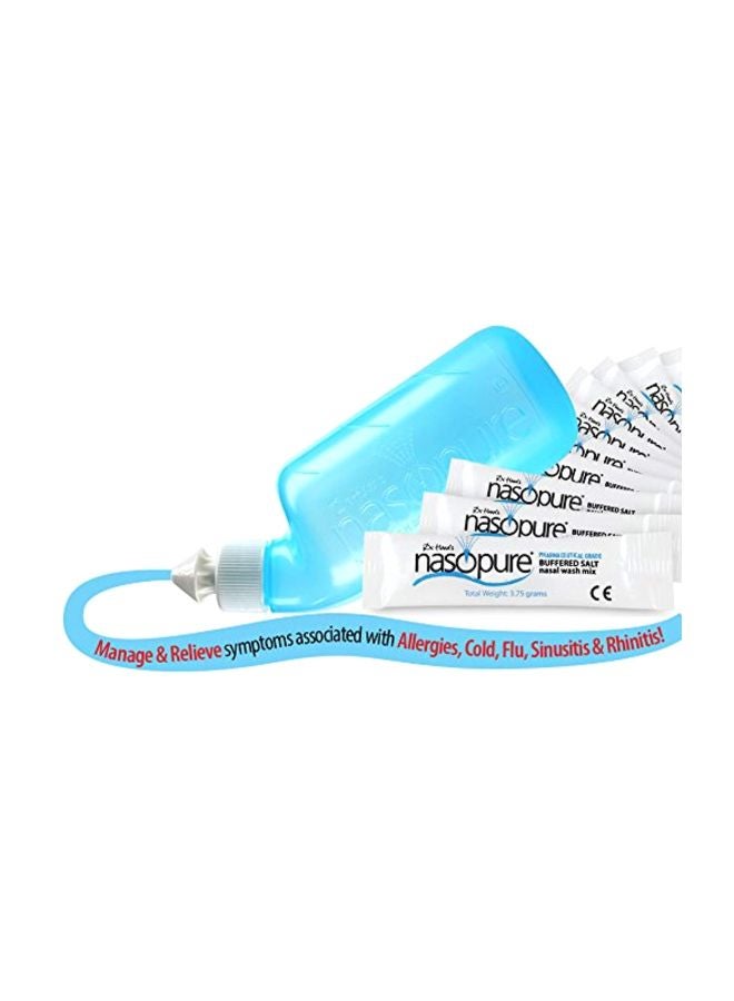 Dr. Hana's Nasopure Pack Of 21 Nasal Wash Bottle With Buffered Salt Packet  - Image 3