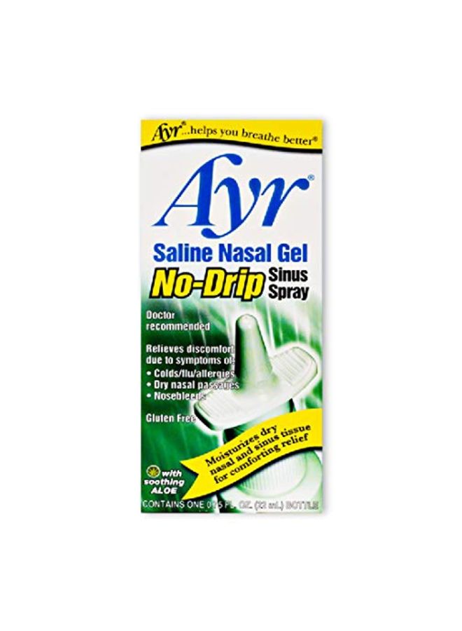AYR Pack Of 3 Saline Nasal Gel No-Drip Sinus Spray With Soothing Aloe Vera - Image 2