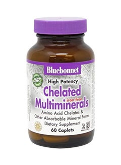 High Potency Chelated Multiminerals - 60 Caplets