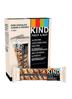 Pack Of 4 Dark Chocolate Almond And Coconut Bar - v1574844448/N32287559A_1