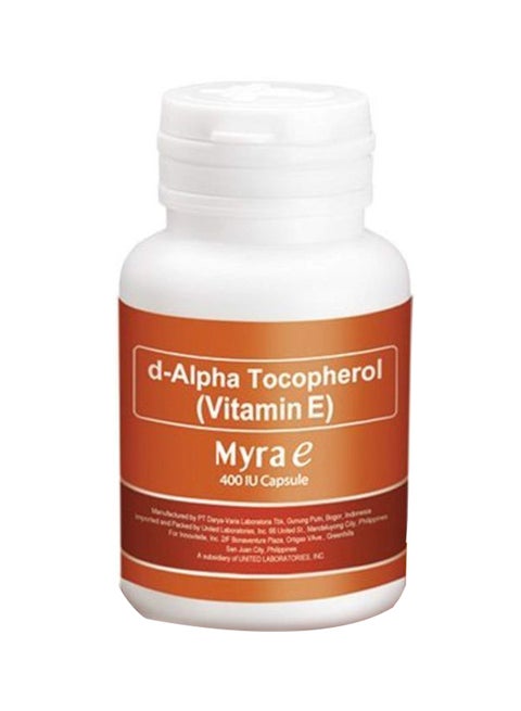 D-Alpha Tocopherol 400 IU Vitamin E-30 Capsules