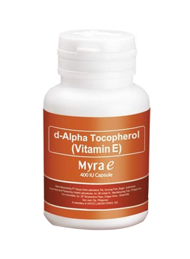 D-Alpha Tocopherol 400 IU Vitamin E-30 Capsules