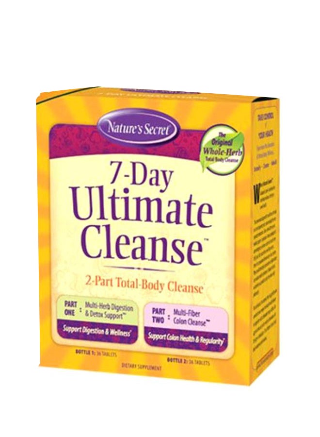 Nature's Secret Pack Of 2 7-Day Ultimate Cleanse 