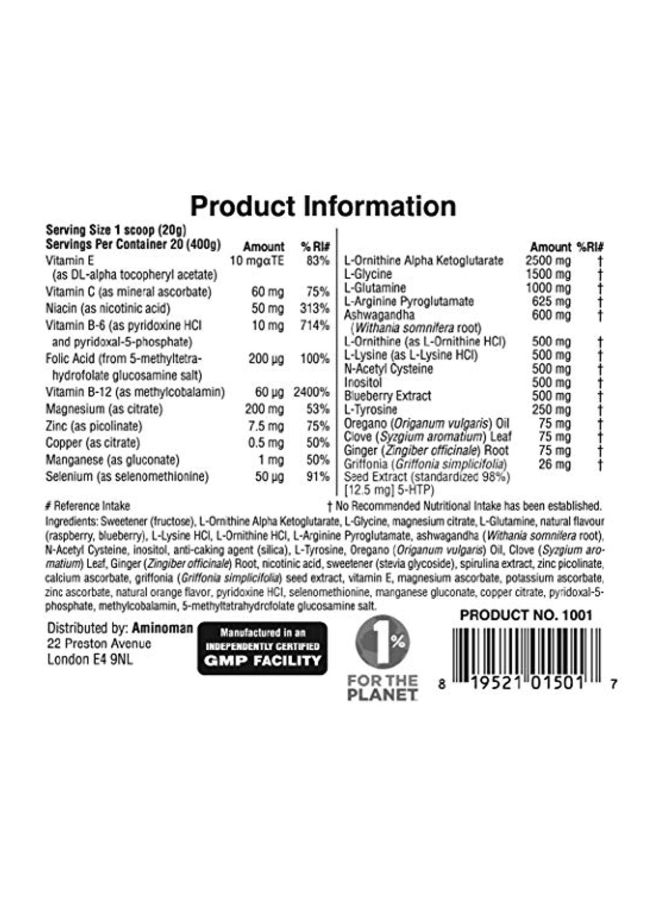 Amino Man USA - R5 Aminos Food Supplement - Image 1