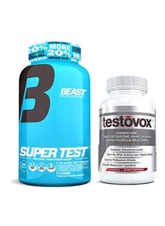 Super Test With Testovoxn Muscle Builder Dietary Supplement Set