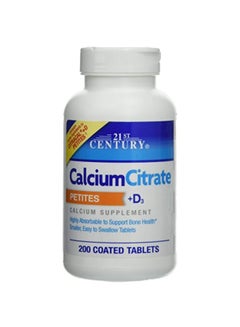 Calcium Citrate + D3 - 200 Tablets