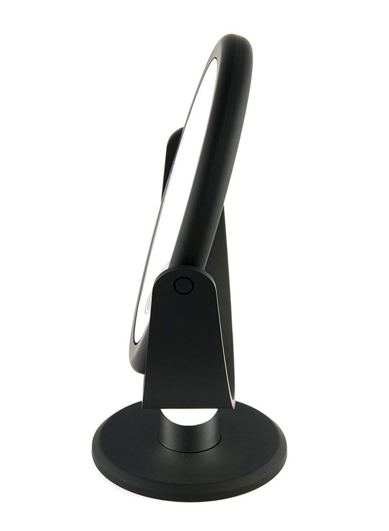 دانييل مرآة مكياج بجانبين أسود / شفاف - Image 2