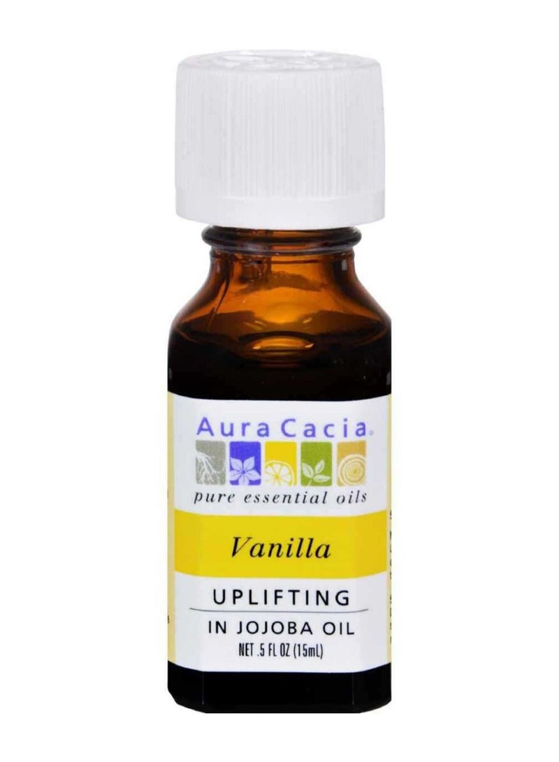 Aura Cacia Vanilla Uplifting In Jojoba Oil 15ml 