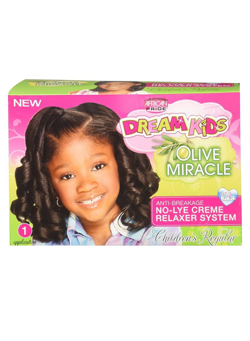 African Pride Dream Kids Olive Miracle Relaxer Kit  - Image 1