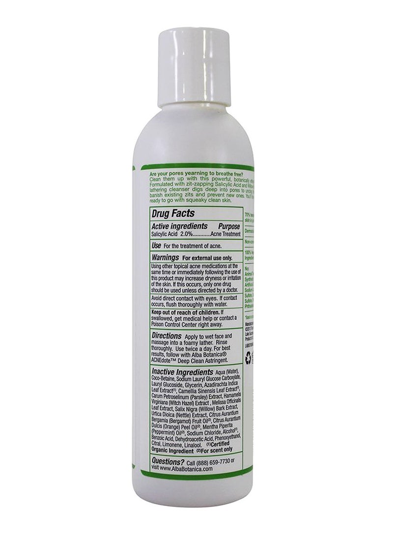 Alba Botanica Acnedote Deep Pore Face Wash  - Image 2